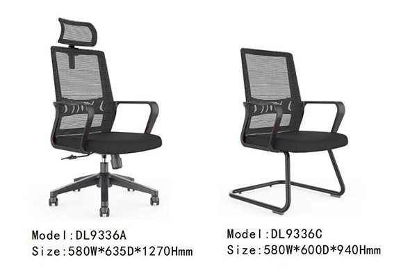 秋葵视频官网家具DL9336系列 - 网布职员背椅